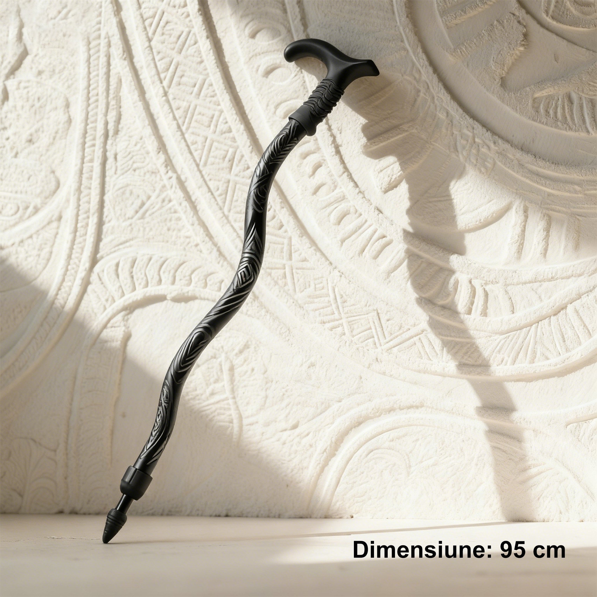 Detaliu mânere ergonomice la bastoanele de drumeție