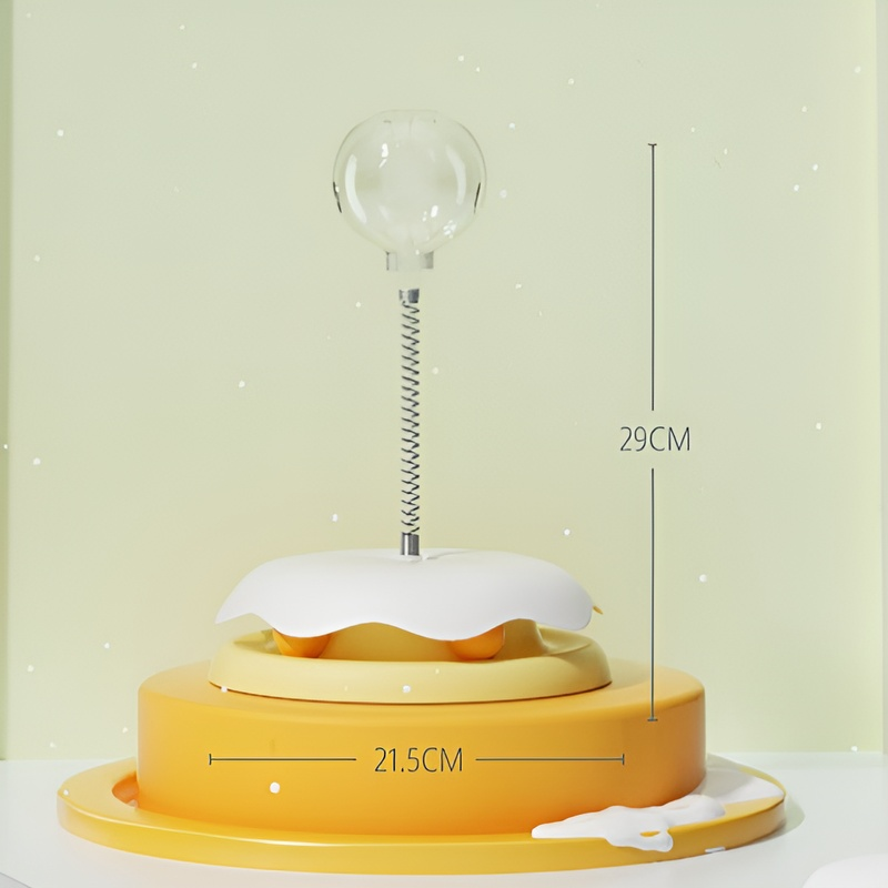 고양이 오뚜기 낚싯대 장난감 지능 회전판 간식볼 혼자 노는 용품