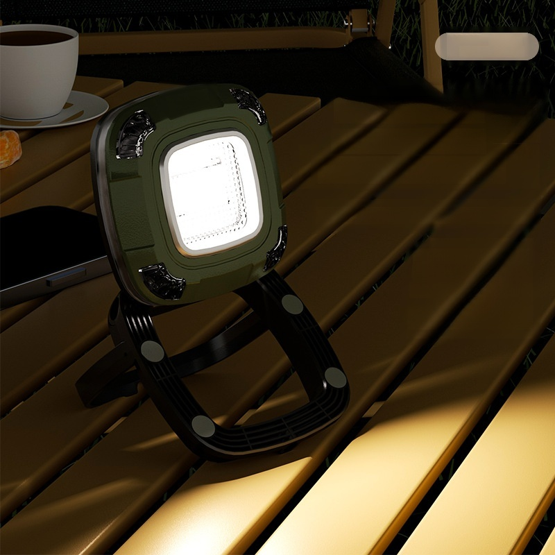 Luz para acampar al aire libre, TYPE-C recargable para acampar, luz de trabajo, luz de inspección