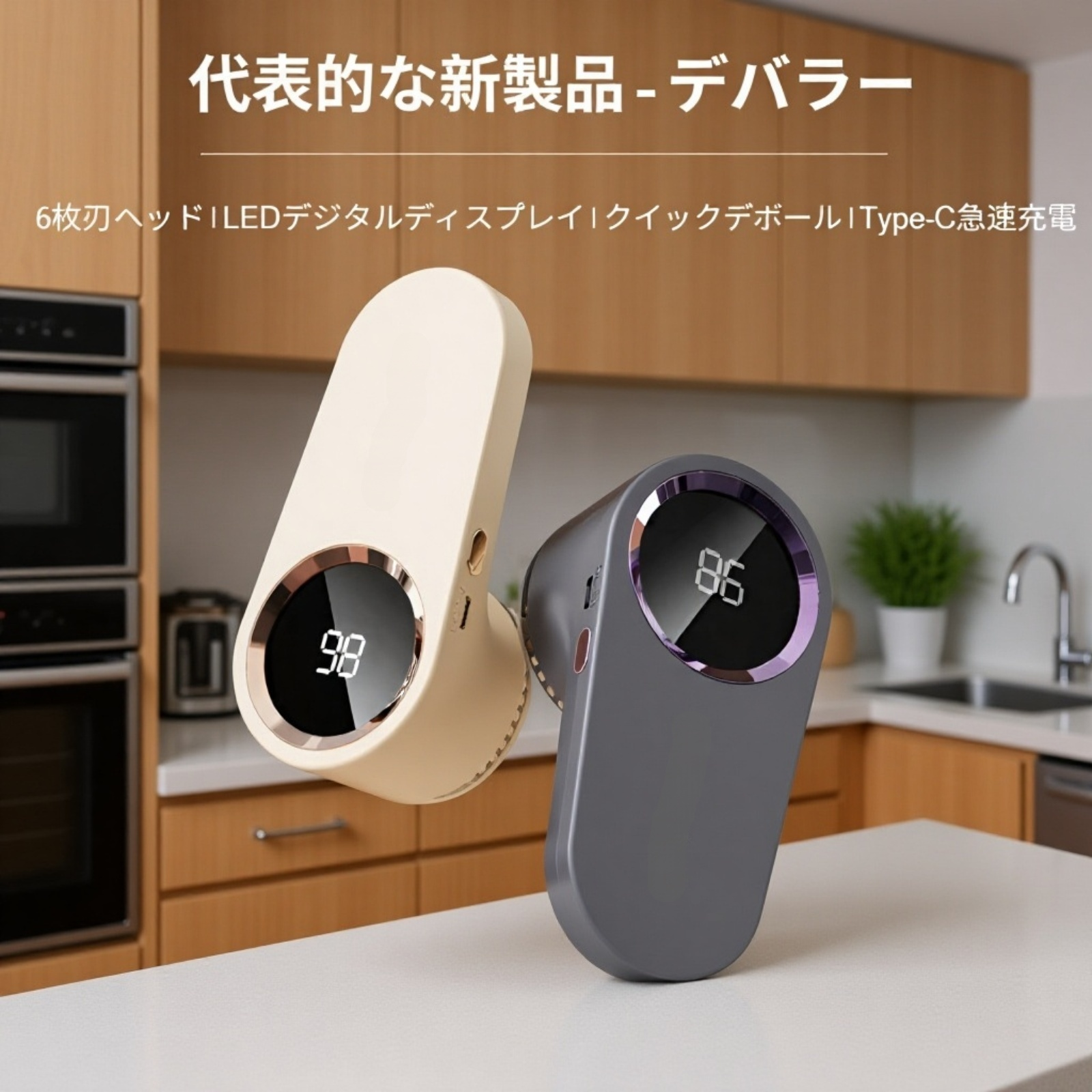 毛玉取りスクレーパー ポータブルシェーバー