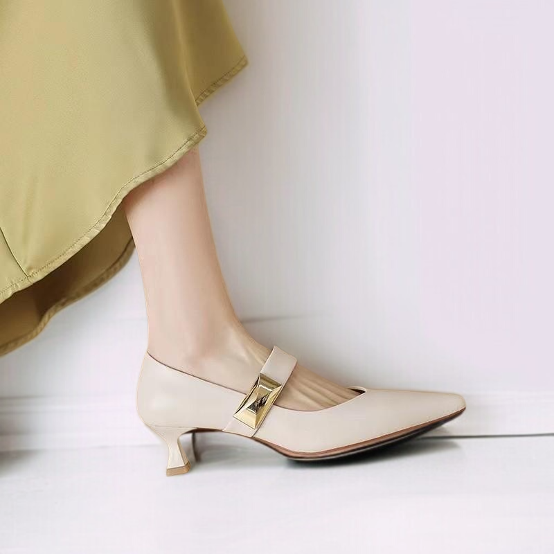 여성 패션 펌프스 단화 일자 펌프스