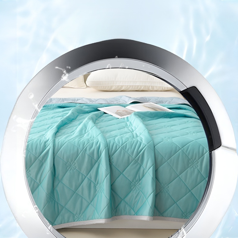 Colcha de Verano Refrescante de Seda Tipo Helado, Apta para Bebés y Madres