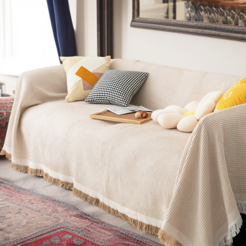 ソファカバーカバーフルカバー綿糸ユニバーサルソファブランケットカバータオル フルカバーソファ