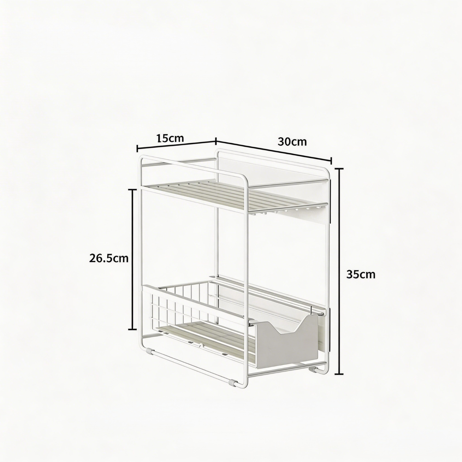 免安裝洗衣機磁吸置物架多層收納整理架縫隙抽拉架