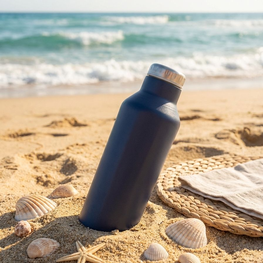 お手入れ簡単なステンレス製カップの底面