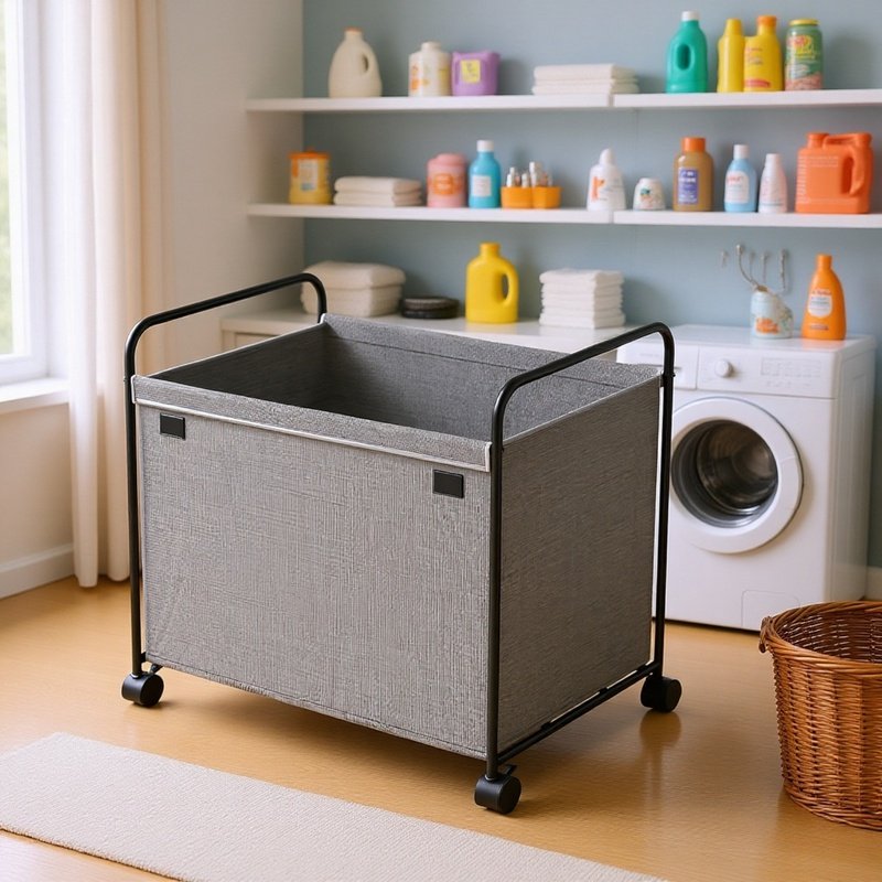 多機能可動式汚れた衣類バスケットリビングルームベッドルーム大型収納ボックスオックスフォード布子供用おもちゃ収納ボックス