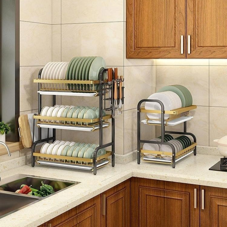廚房多功能瀝水置物架