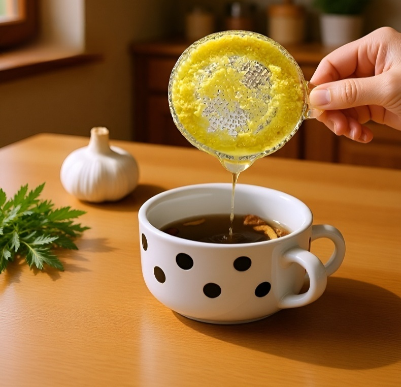 تصميم مريح لمبشرة الثوم والزنجبيل اليدوية