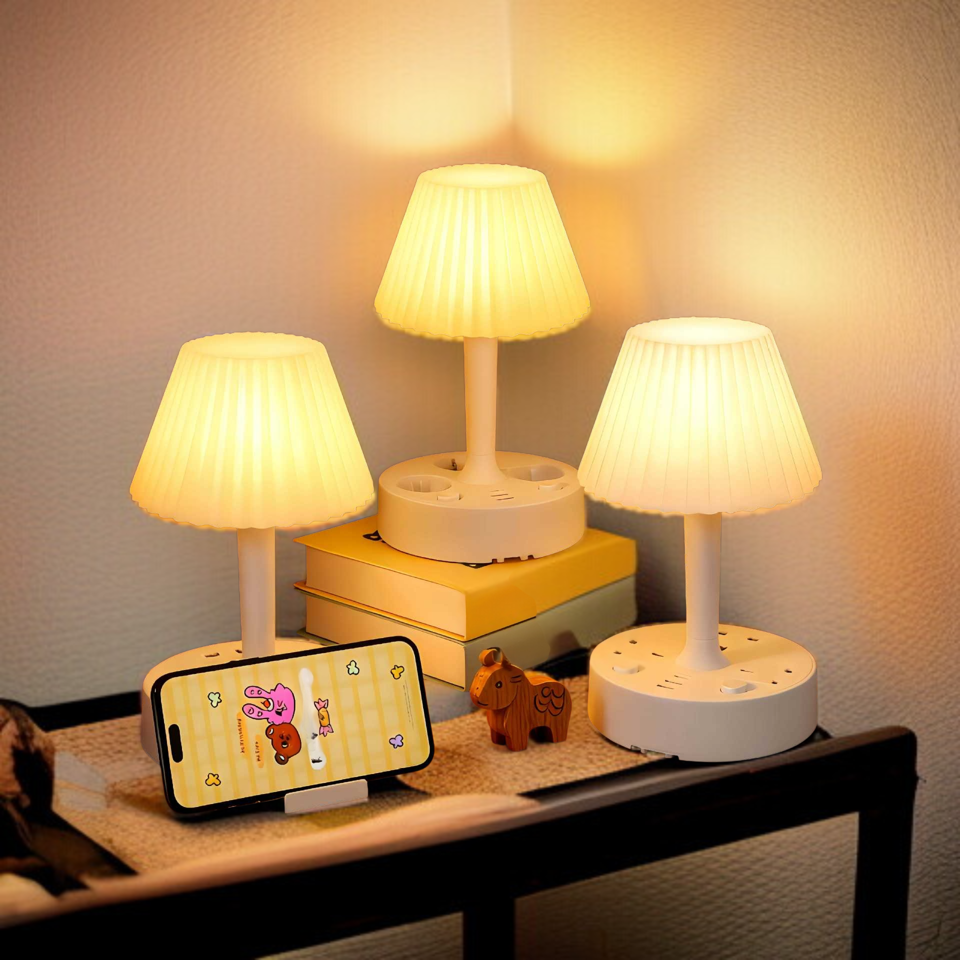 스탠드 아이 보호 LED 침대 헤드램프