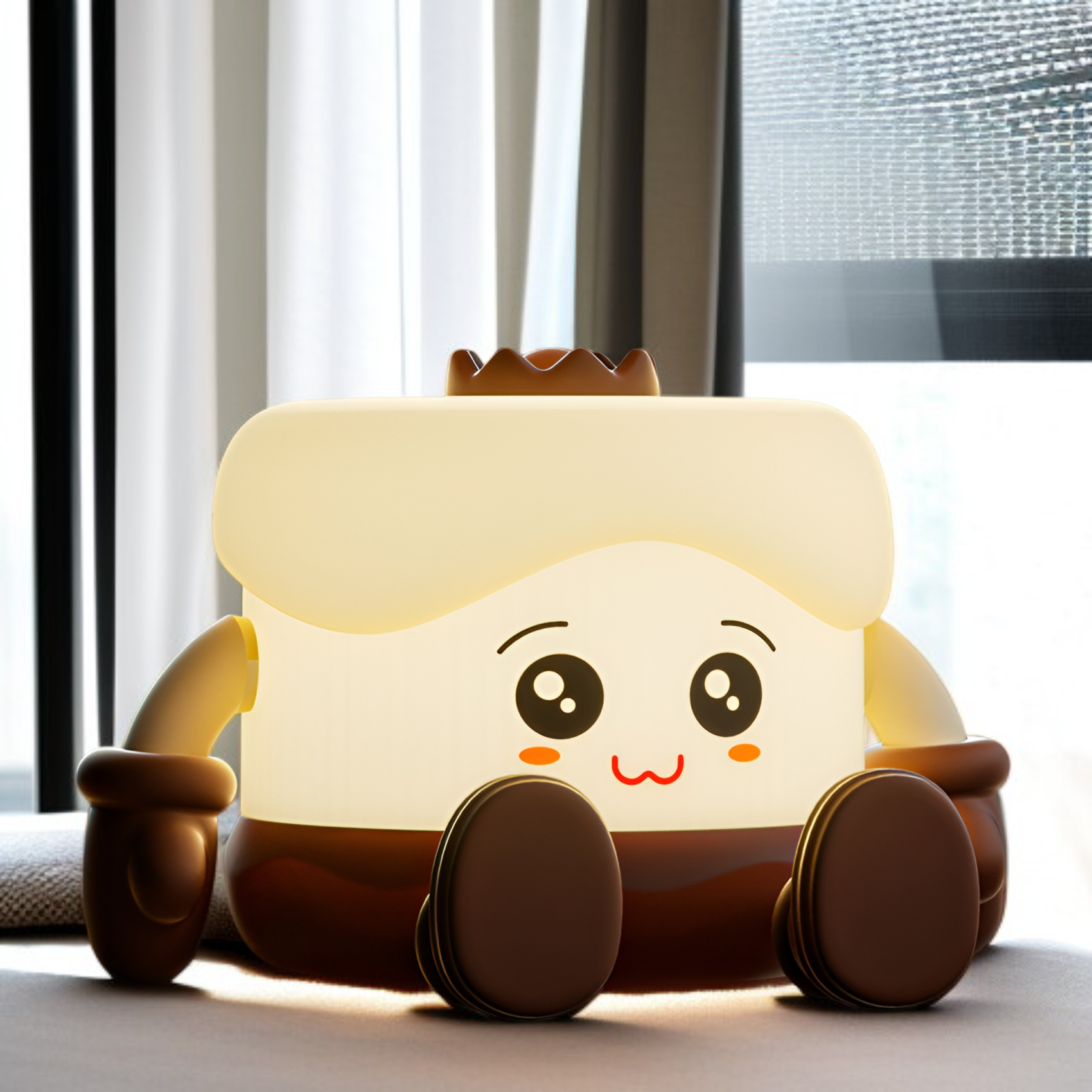 Lámpara de sueño con forma de pastel de cumpleaños como regalo