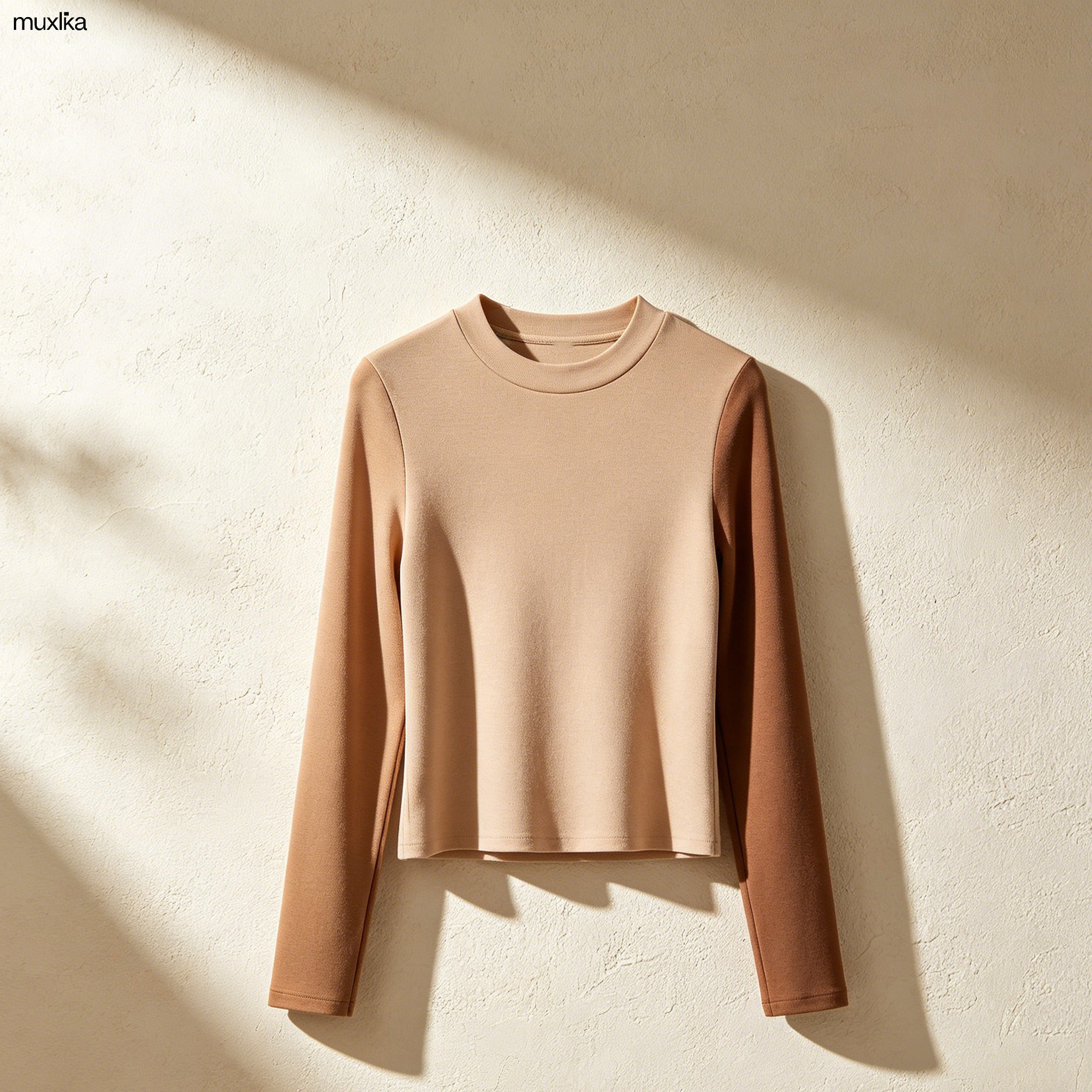 ゆったりとしたカジュアルな長袖トップス