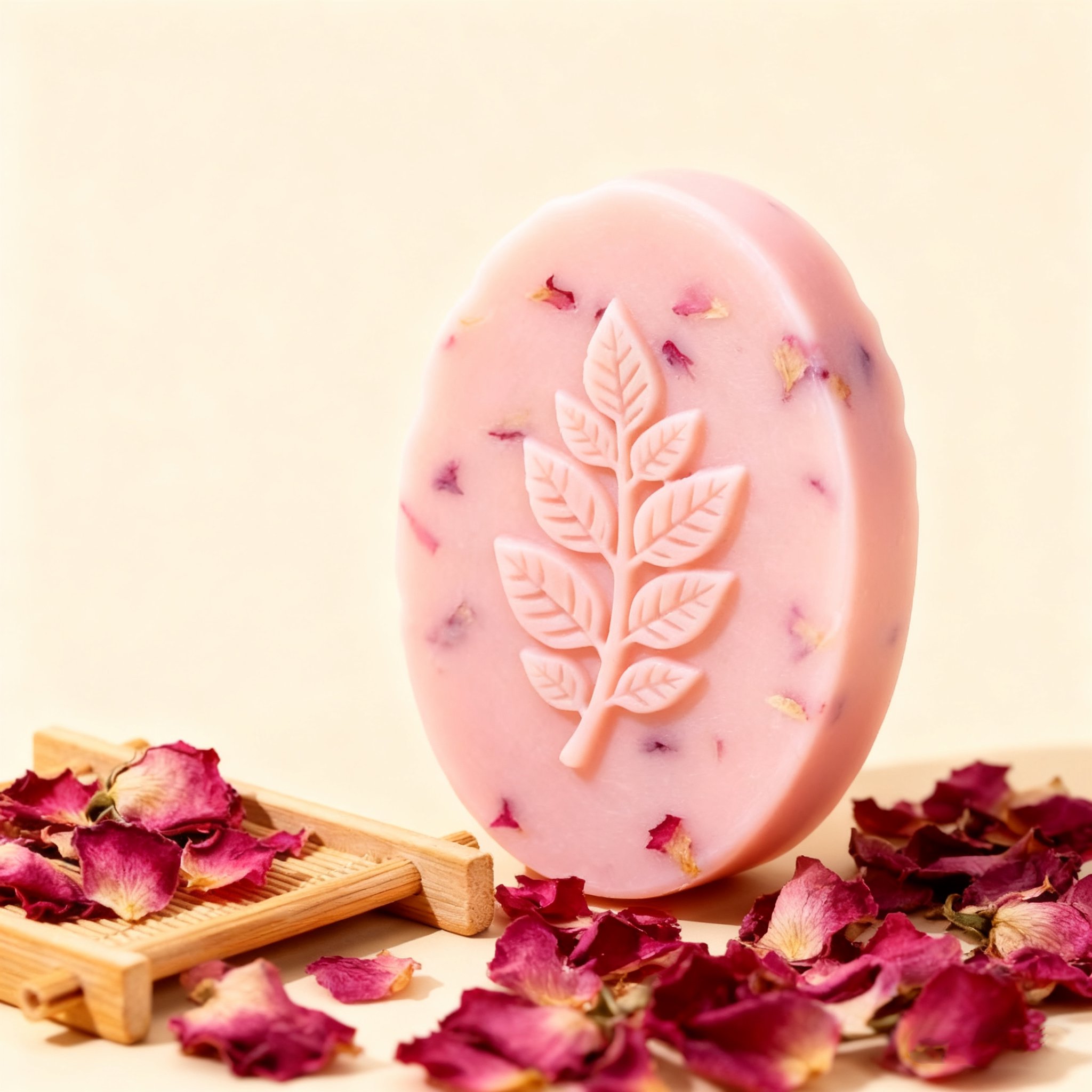 Růžové mýdlo s vůní růží 120g (balení 3 kusy)