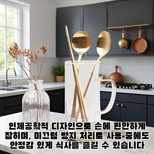 304 스테인리스 스틸 젓가락과 숟가락