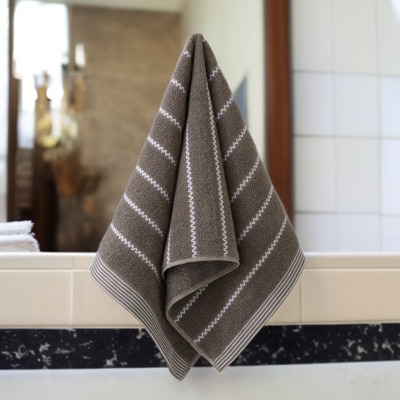 Soft cotton towel for sensitive skin care routines