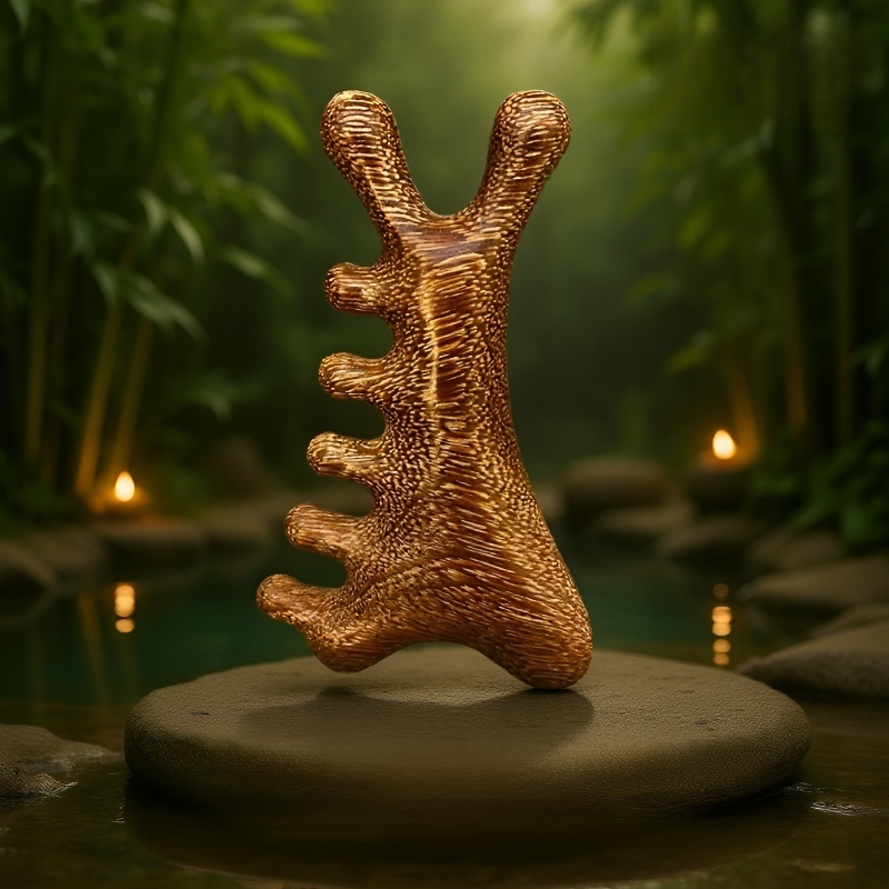 サンダルウッドマッサージコーム