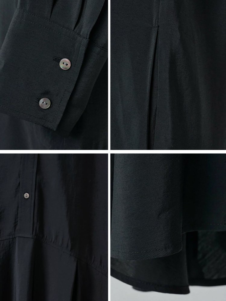 カラーレスシャツワンピース