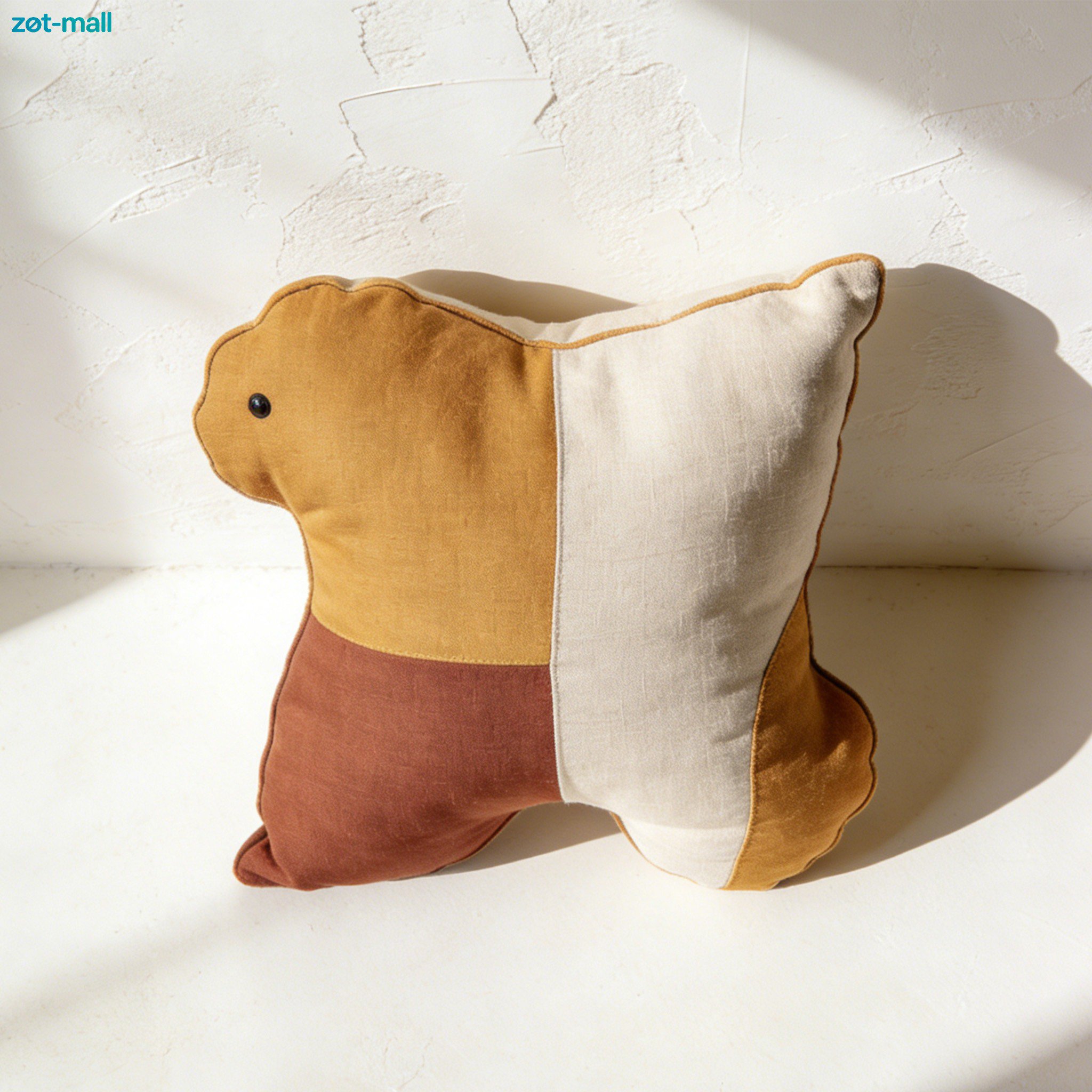 Cotton and linen throw pillows