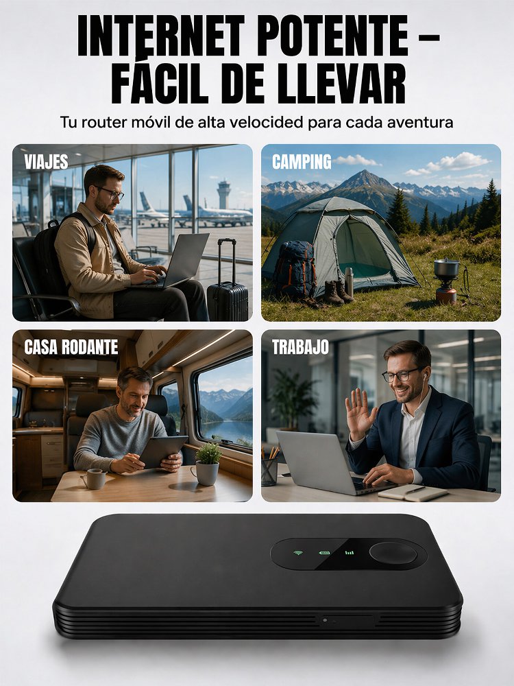 Internet portátil de alta velocidad