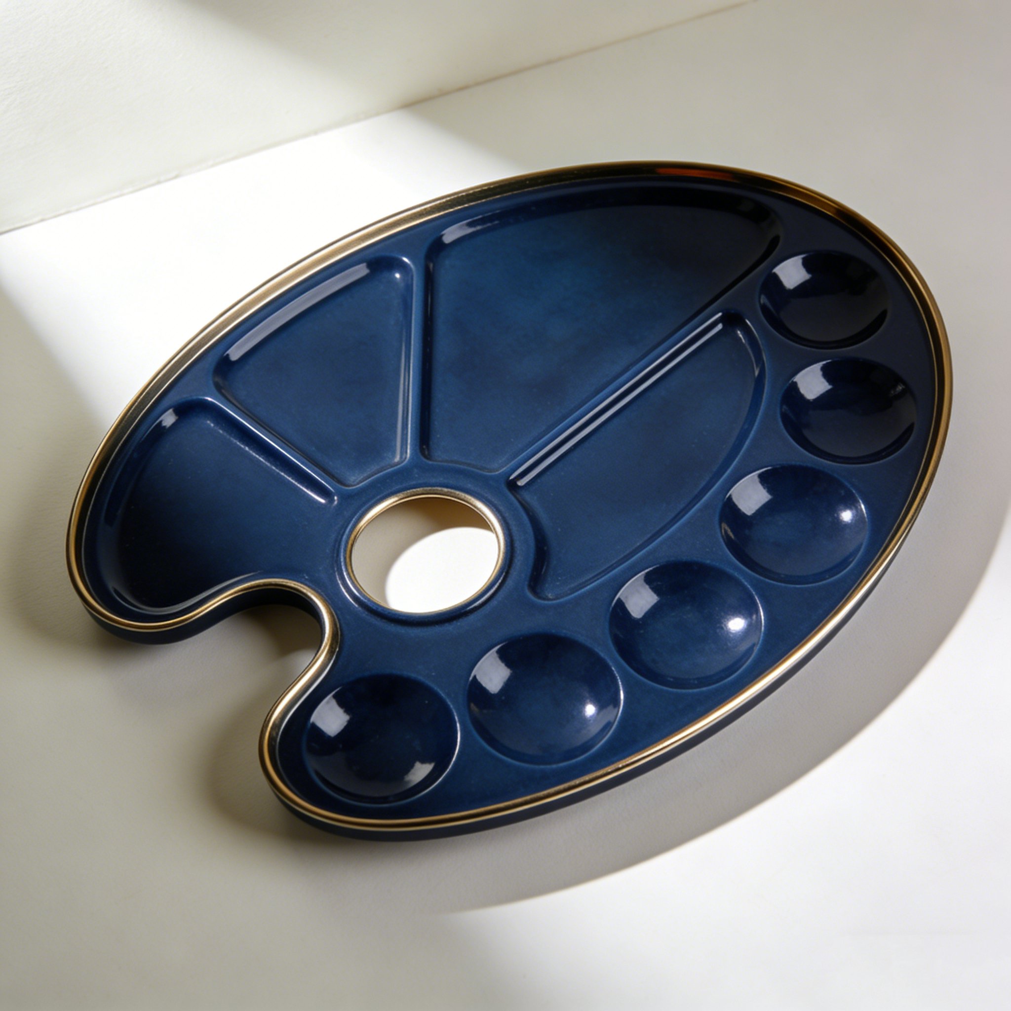 絵画用陶磁パレット 3個セット