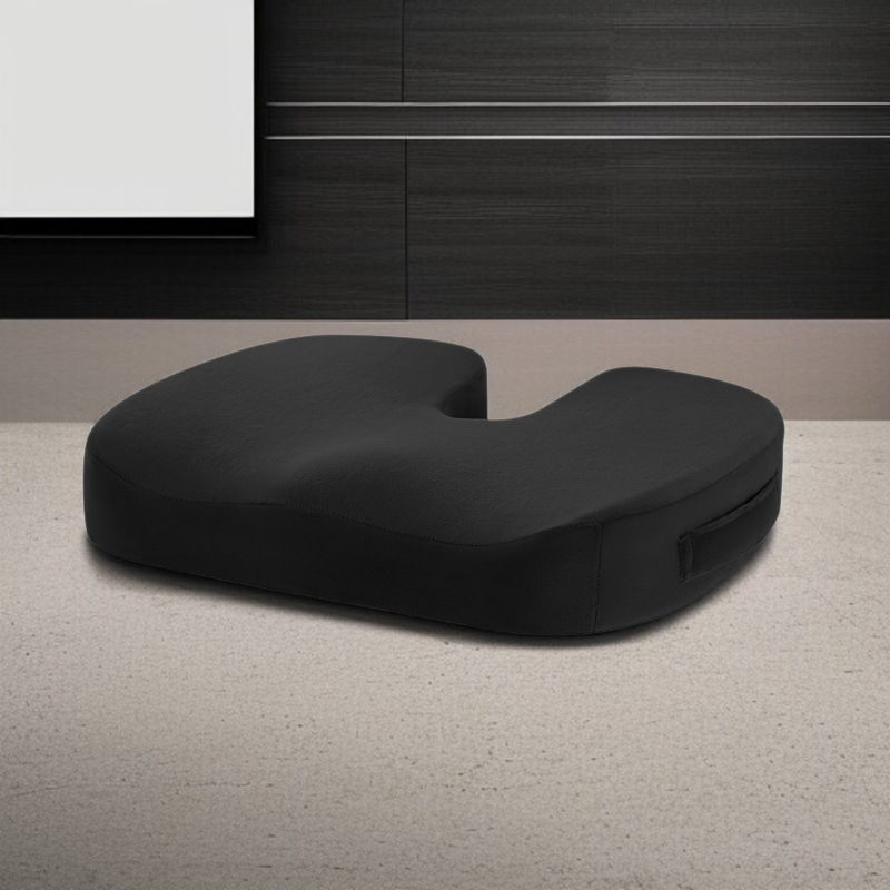 クッション - オフィスチェア、ゲーム、旅行用メモリーフォームシートクッション、シートクッションオフィス座り椅子スツール学生クッション低反発シートクッション通気性おならクッション