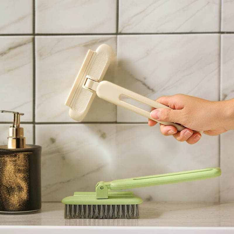 화장실 타일 모서리 청소 브러쉬 다용도 홈 브러쉬 모서리 틈새 브러쉬 화장실 타일 모서리 청소 브러쉬 바닥 욕실 청소 브러쉬 회전 손 안 더러워 화장실 전용 청소 브러쉬