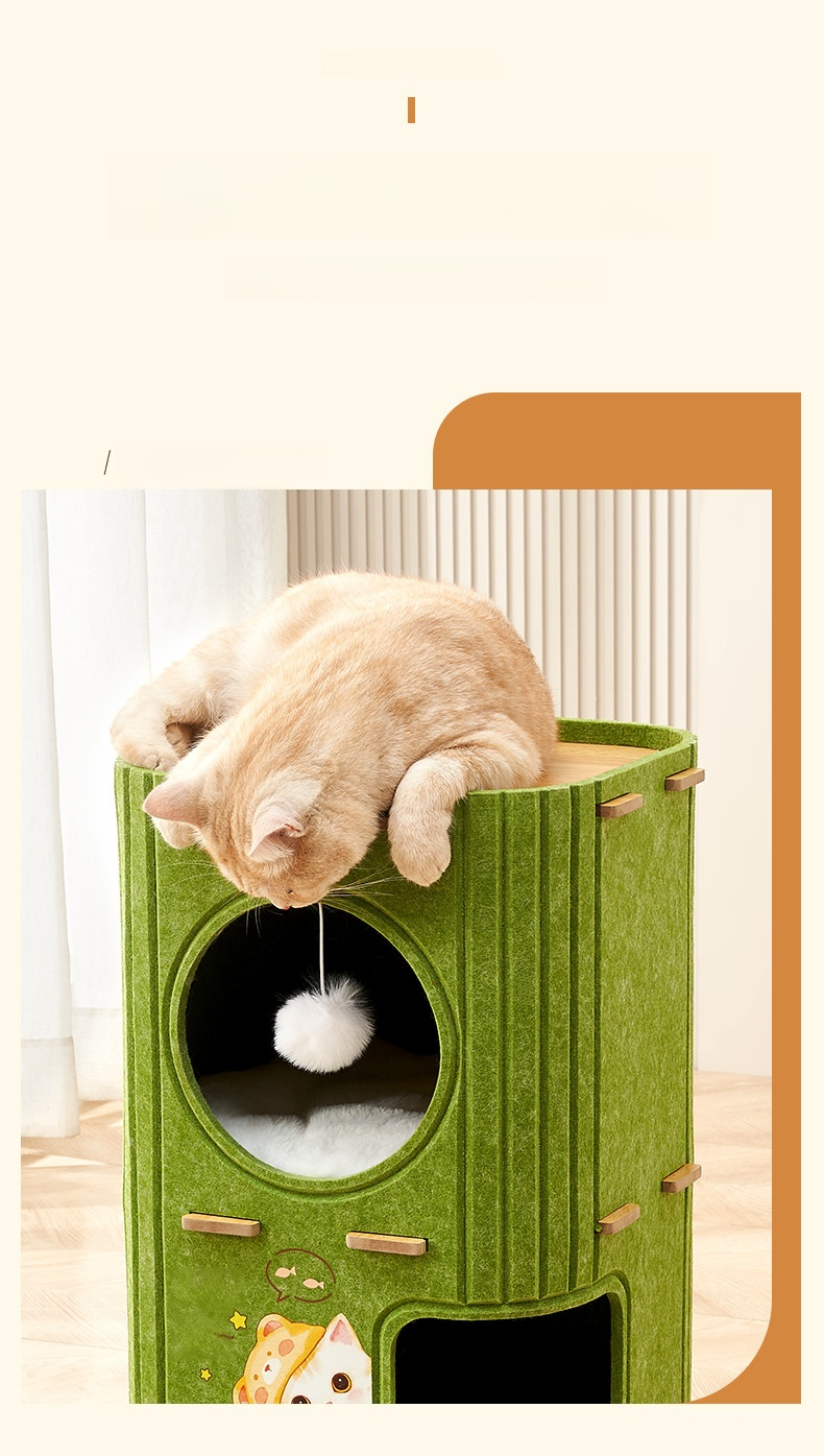 Warm en comfortabel kattenhuis voor kleine en middelgrote katten
