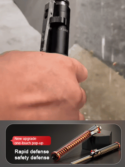  Automatic Telescopic Self-Defense Stick & Trekking Pole