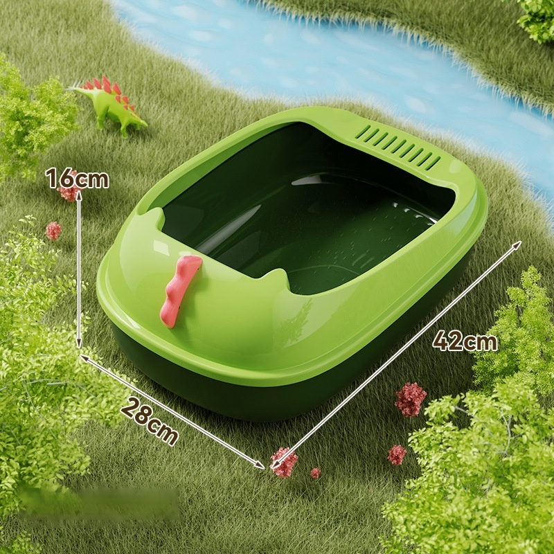 Splashproof Semiclosed Cat Litter Box