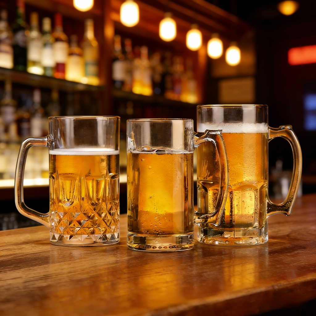 Large capacity beer mug