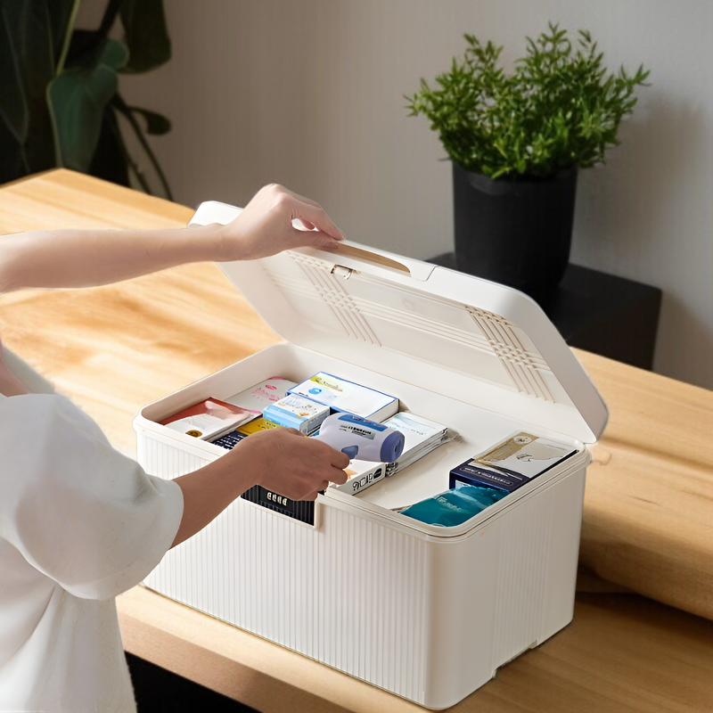 비밀번호 특대형 차량용 수납함 네일 대용량 수납함 자물쇠 대용량 비밀번호 수납함