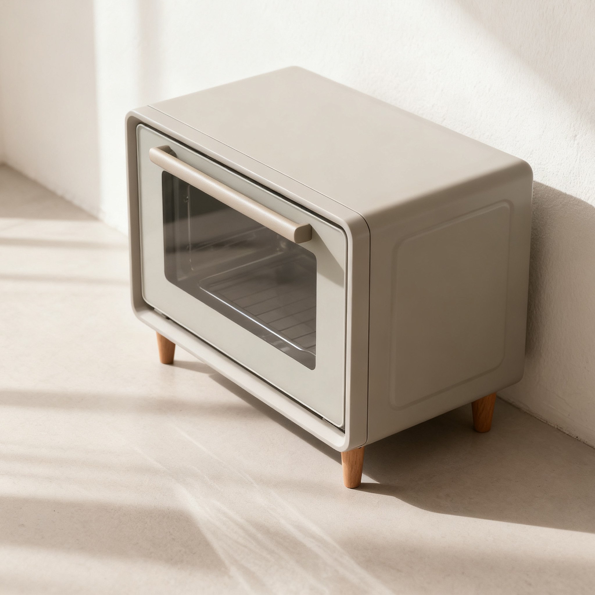 ミニマルデザインのベーキングオーブン