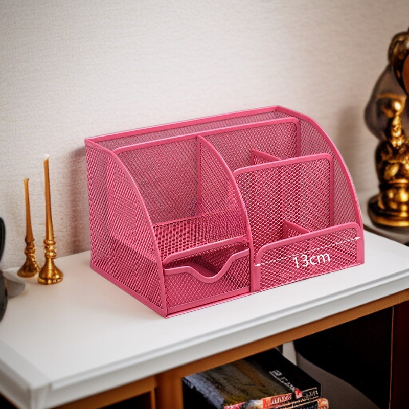 메탈 7칸 대형 다용도 필통 사무실 책상용 수납함