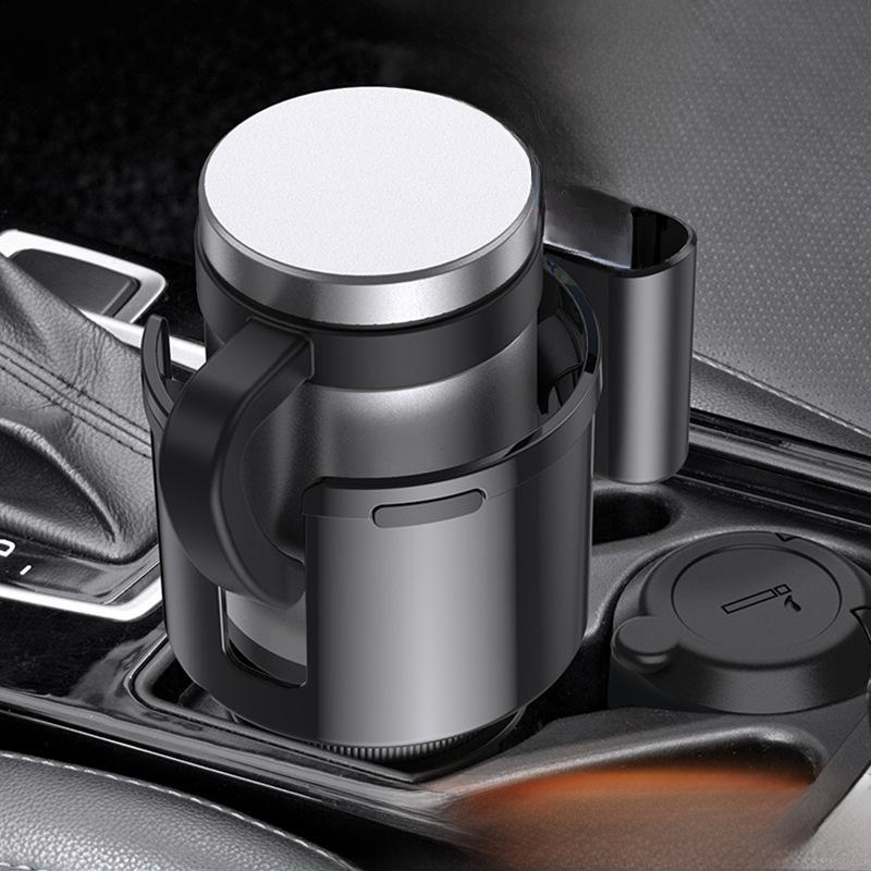 Large capacity car cup holder