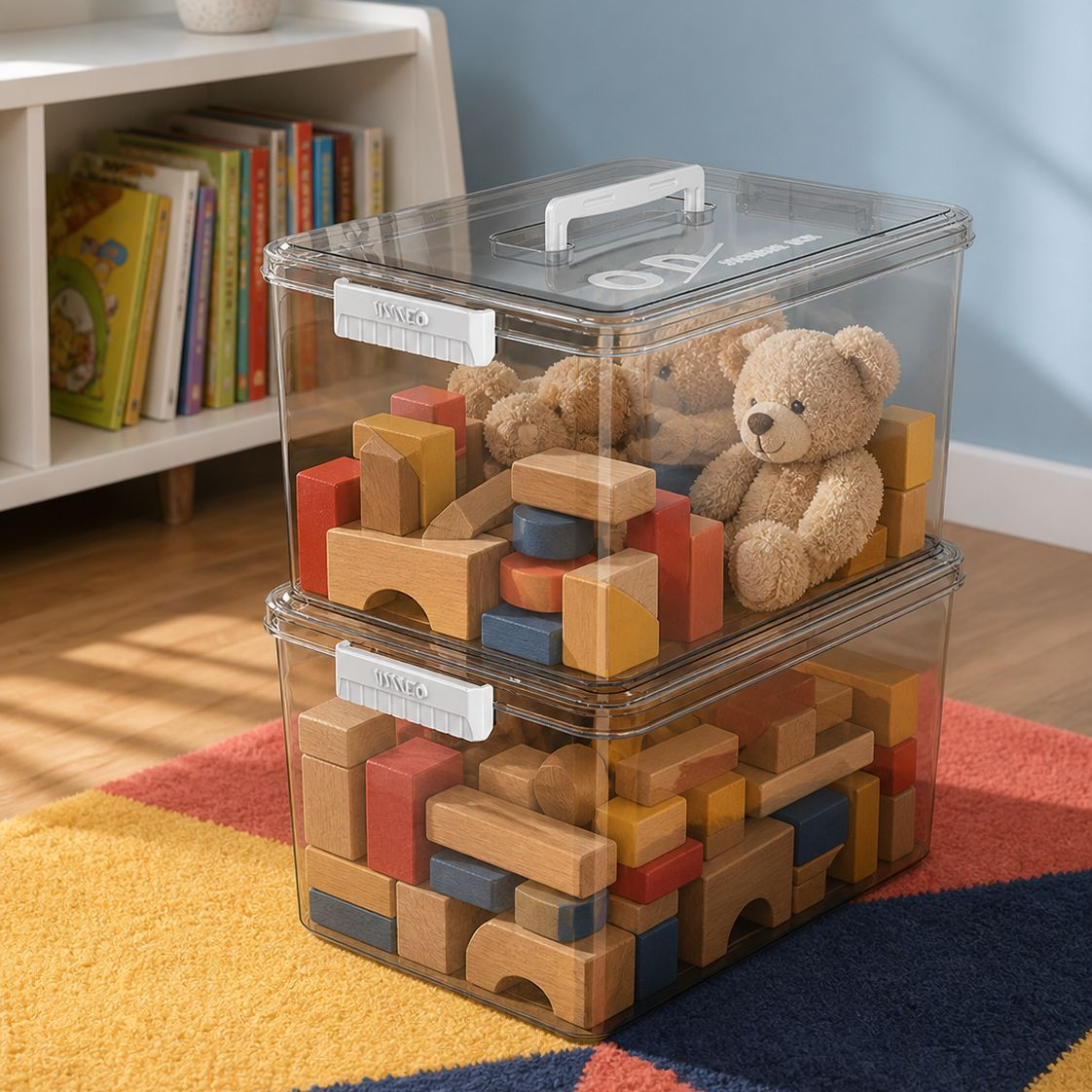 Clear Household Storage Organizer Box