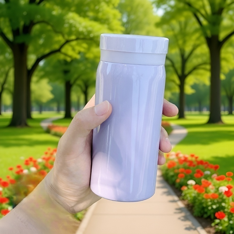 بسيطة المحمولة الفولاذ المقاوم للصدأ كأس الترمس مع ارتفاع قيمة اللون