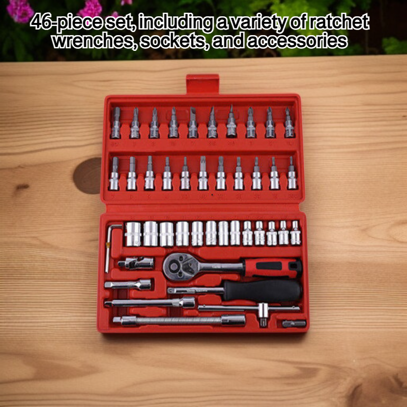 Ratchet wrench and socket combination toolbox
