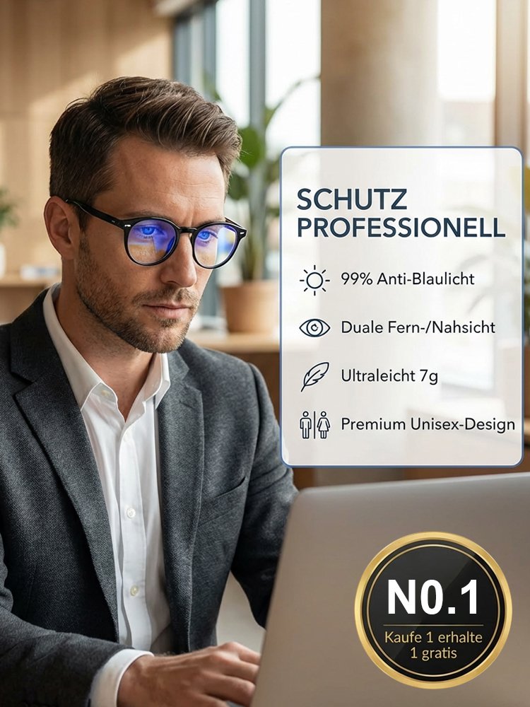 Intelligente Lesebrille, die Sehprobleme heilen und den Fokus automatisch anpassen kann