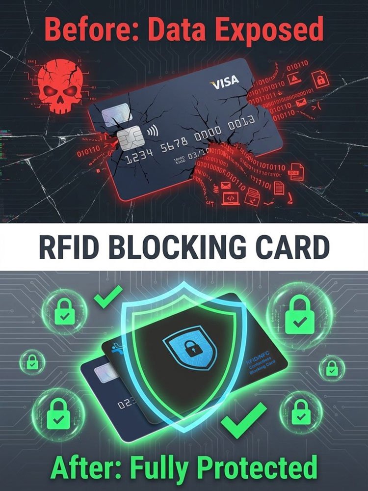 【Protect Your Credit Card】Anti-RFID Skimming Card