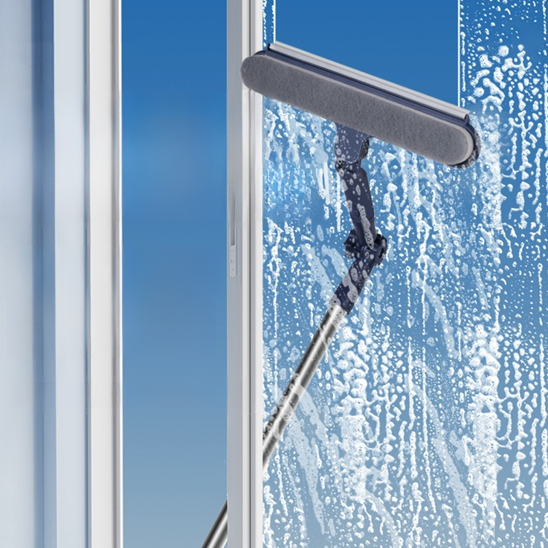 伸縮式両面ガラス掃除ツール