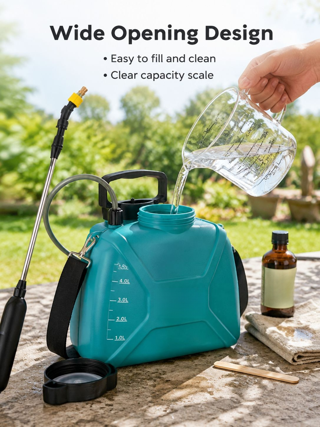 Efficient plant watering tool for gardens
