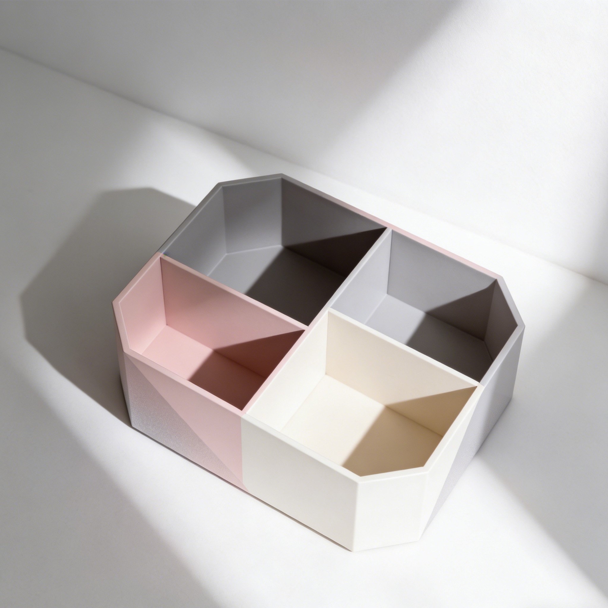 Stackable storage boxes for organizing office supplies