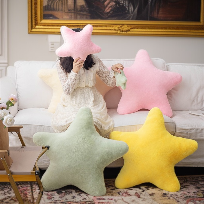 หมอนแฟนซีรูปดาวสีสดใส