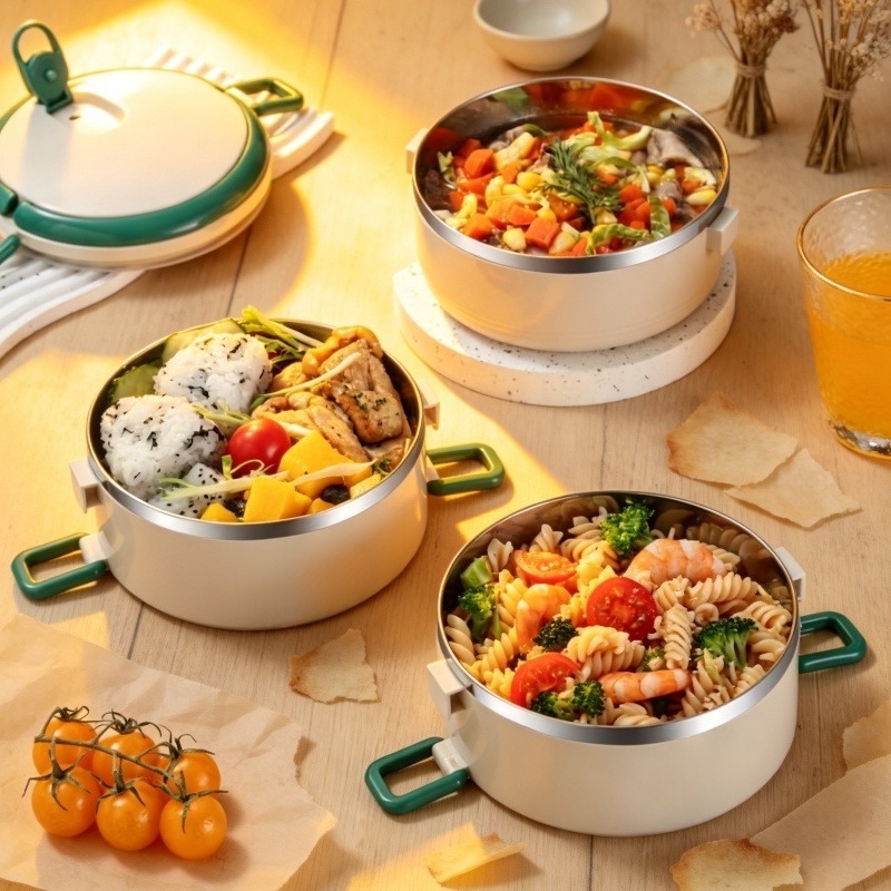 Stainless steel insulated lunch box