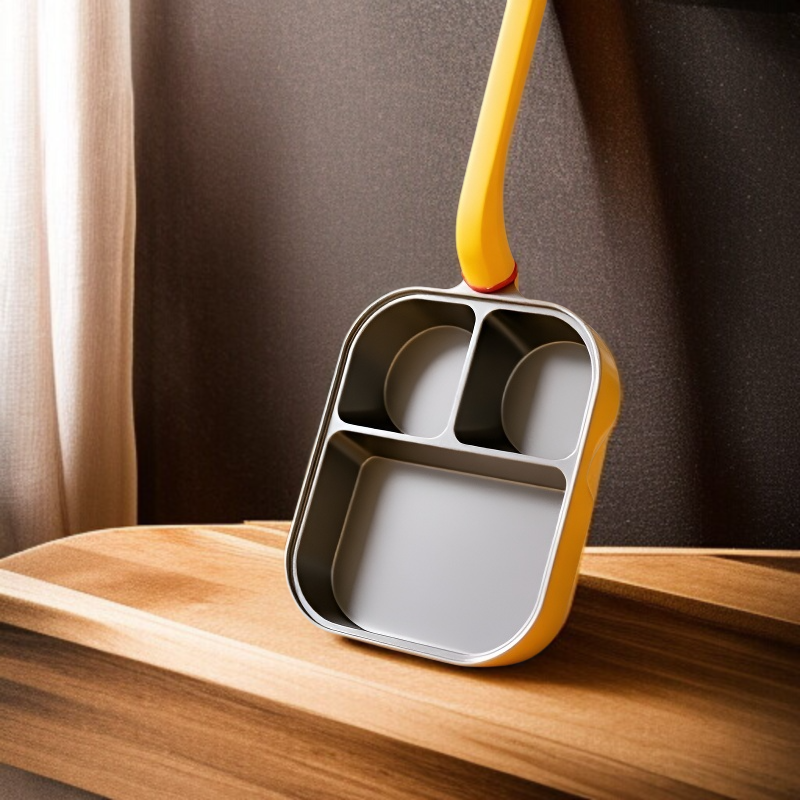 Titanium three-in-one frying pan breakfast pan non-stick pan fried egg hamburger thickened and deepe