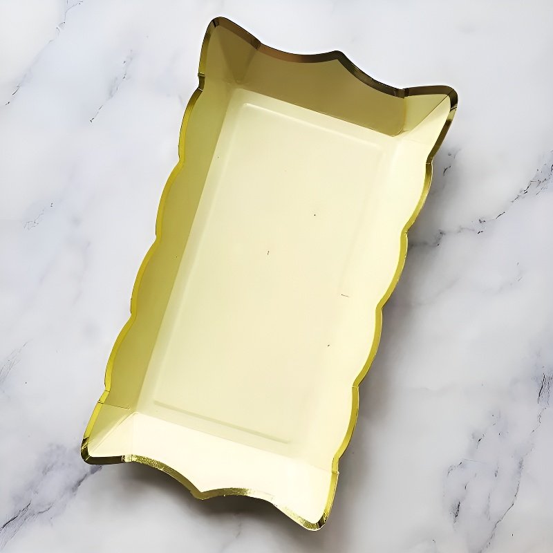 Portable Disposable Rectangular Paper Tray