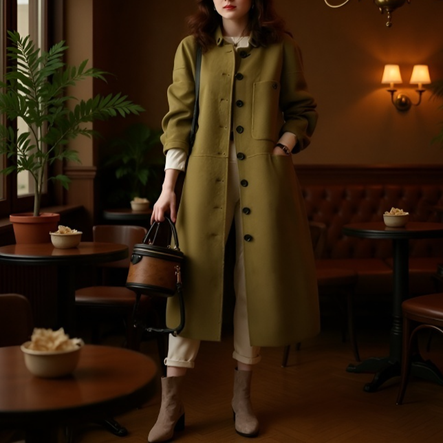 Temperamentvolle Wolljacke