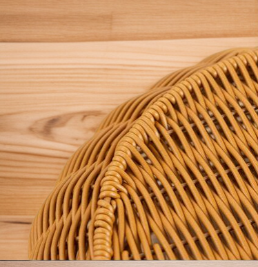 Multi-purpose rattan storage jar with lid