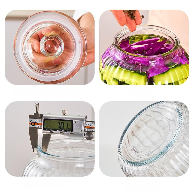 家庭用ガラス製ピクルス瓶