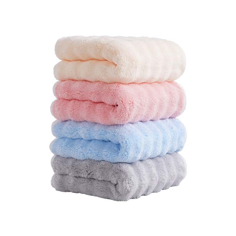 Thickened Bubble Fleece Absorbent Towel