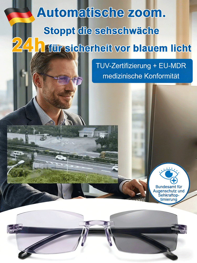 【Von Augenexperten empfohlen】In einer Sekunde aufgesetzt, die Welt sofort im Fokus!